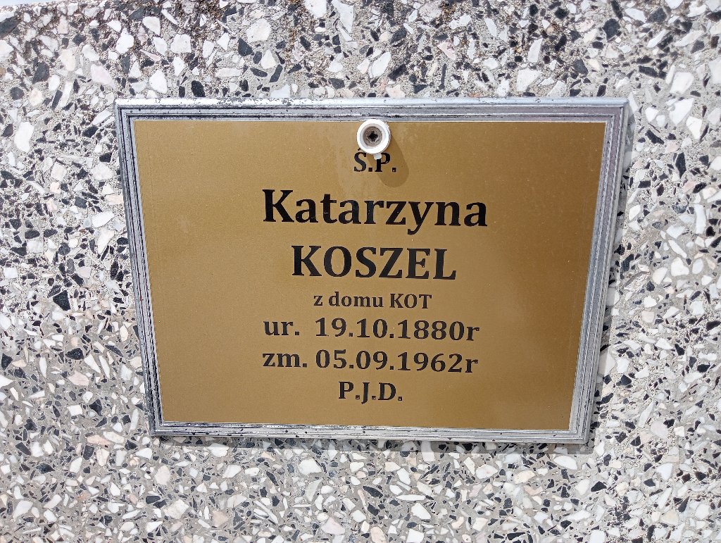 Grób Katarzyna Koszel
