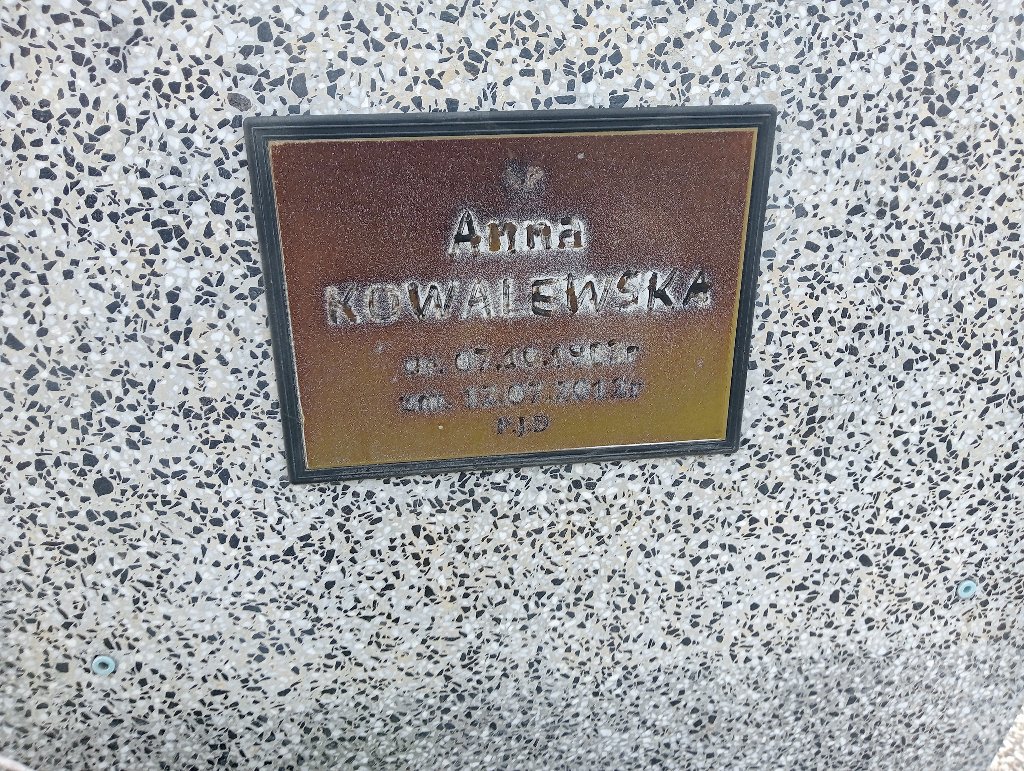 Grób Anna Kowalewska